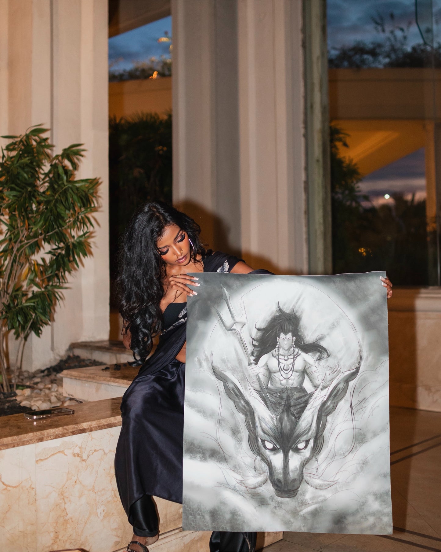 Astral Serpent (charcoal version)